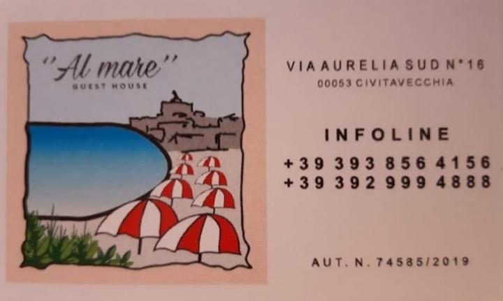 Guest House Al Mare Civitavecchia Ngoại thất bức ảnh